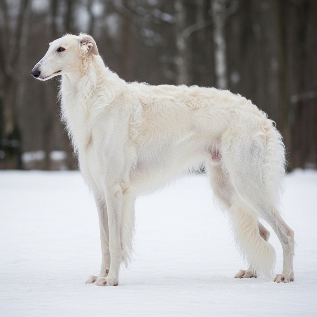 Borzoi - Білий