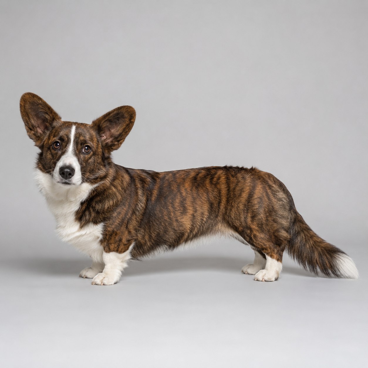 Вельш-коргі Кардиган - Тигровий (brindle)
